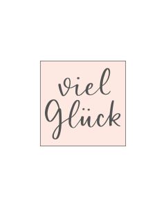 M&B Stamp - Viel Glück - 45x45mm