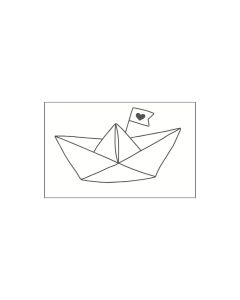 M&B Stamp - boat - 35x55mm