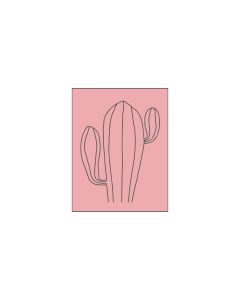 M&B Stamp - desert cactus - 35x45mm