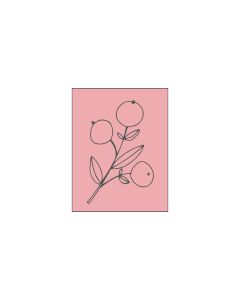 M&B Stamp - berry branch - 35x45mm