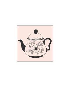 M&B Stamp - teapot - 45x45mm