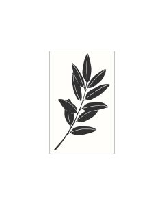 M&B Stamp - olive branch - 35x55mm